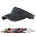 Sports Sun Visor Hats Cotton Twill Adjustable Blank Run Sun Sports Caps for Men Women