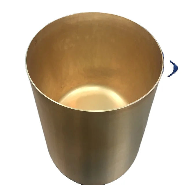 Custom Large Size Aluminum Bucket Yellow Chromate Spinning Aluminum Barrel Container Oem Spinning Aluminum Bucket With Coating