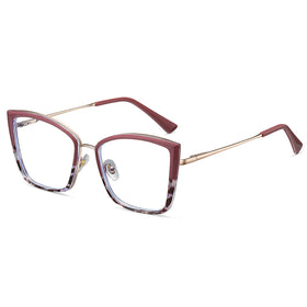 Anti Blue Light TR90 Eyeglasses Frame Custom Logo Glasses Optical Eyeglasses Frame for Women