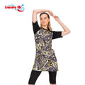 Wholesale High Quality Islamic Muslim Sportswear Modest Long Sleeves 3 Pcs Women Swimsuits Burkinis Muslim Swimwear
