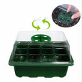 Hot Sale PP Material 6/12 Cells Per Tray Seed Starting Cover with Dome for Nursery Germination Vegetable Plant Plastic Tray