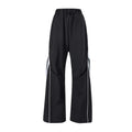 Men's Sweatpants Manufacturer Custom Heavyweight Knee Folds Loose Fitting Straight Leg Pants Vintage Contrast Color Sweatpants Casual Wear