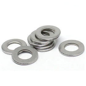 GB95 M10 Flat Metal Washer Stainless Steel Silver Zinc Plated M10 with Plain Finish