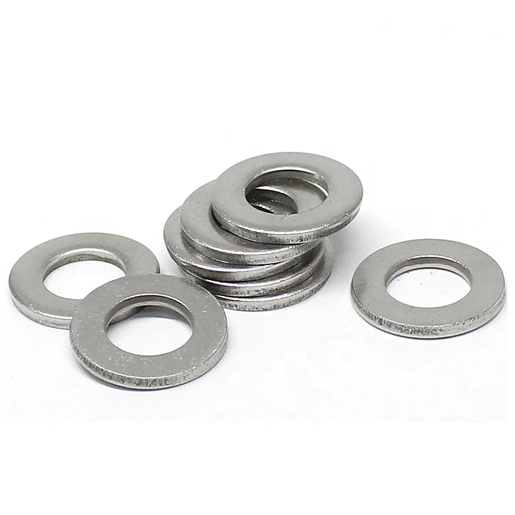 GB95 M10 Flat Metal Washer Stainless Steel Silver Zinc Plated M10 with Plain Finish