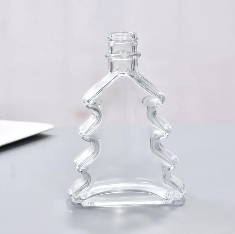 Christmas Tree 200ml Reed Diffuser Glass Bottle Fragrance Bottle Custom Box