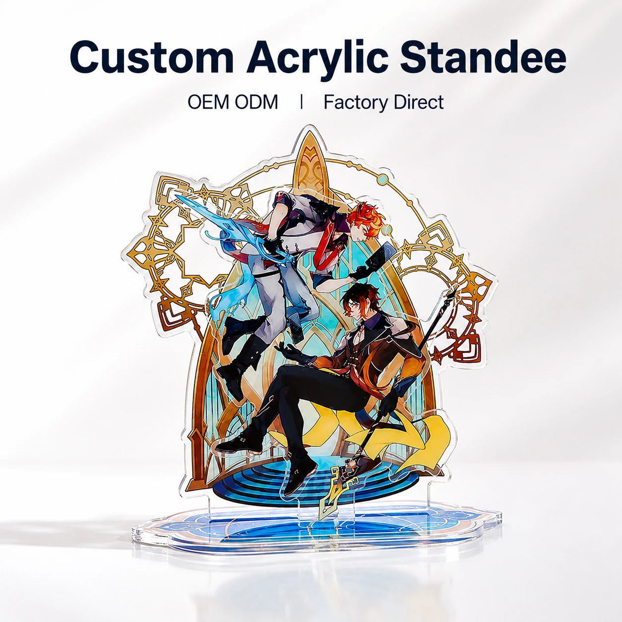 CNAWO Customized Anime Acrylic Standee Desktop Display Cartoon Figure Transparent Clear Printing Promotion Gift Fashion Style
