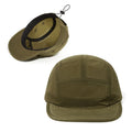 Custom Running Hat Mesh Breathable Camp Caps Trail Running Hat Cycling Cap Packable Lightweight Soft 5-Panel Cap