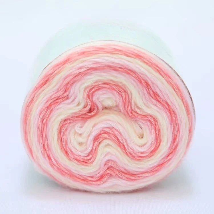 Discount 30% Acrylic Crochet 10% Wool Blend 50% Milk Cotton Kid Mohair Cake Yarn
