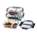 High Borosilicate Glass Lunch Box Sealed Food Container with Lid