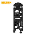 Ratcheting Keychain Pocket Multitool with Screwdriver Set Stainless Steel RulerEDC Tool