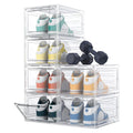 Plastic PP Injection Foldable Rectangle Storage Container Save Space Home Use