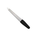 Mini Double Sided Stainless Steel Nail Files with Anti-Slip Handle 240 Grit Buffers for Salon Use