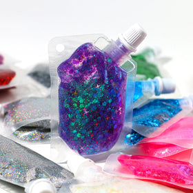 Private Label Wholesale Bulk Chunky Glitter Gel for Face Paint Festival Christmas Makeup Glitters Pink Chunky