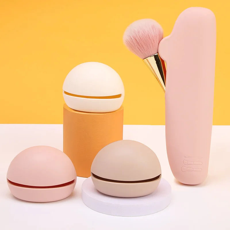 Popular Silicone Beauty Egg Storage Bag Storage Box Dust-proof Breathable Powder Puff Storage Beauty Portable Tools