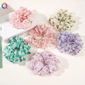 QIYUE Korean Super Large Hair Circle High-Level Feeling Fabric Hair Rope Scrunchies Direct Wholesale Manufacturer Hair Accessory