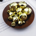 6mm-48mm Gold Silver Colorful Christmas Tree Hanging Ornaments Metal Jingle Bells for Christmas Holiday Gifts Crafts Decoration