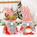 Factory Price Xmas Doll with Long Hat Heart Style Christmas Home Party Windows Decorative Doll Standing New Year Kids Gifts 2022
