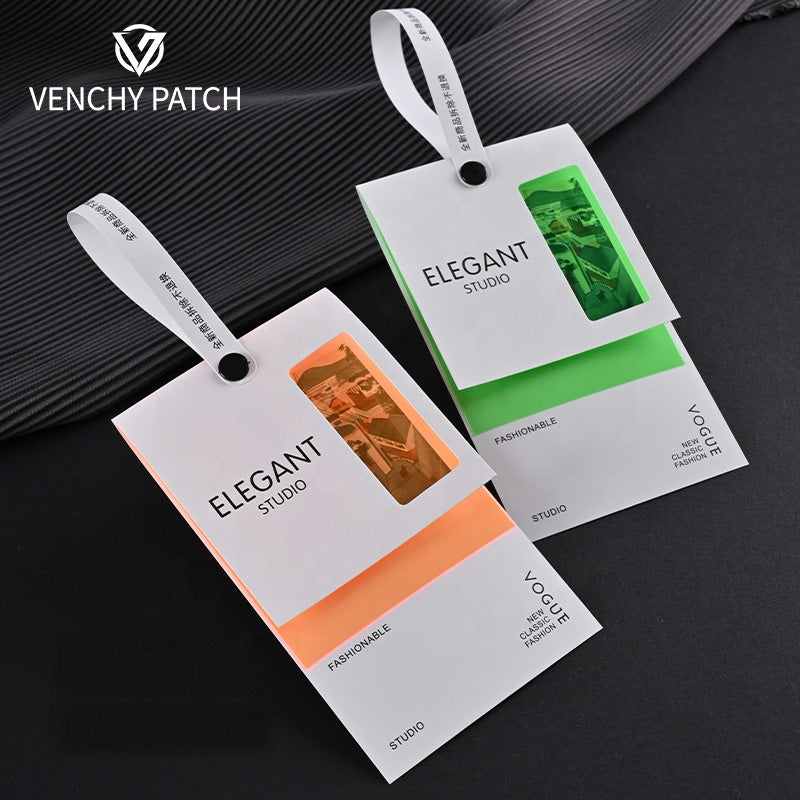 OEM/ODM Garment Hang Swing Tags Paper Custom Pvc Plastic Waterproof Bags Price Clothing Hanging Hang Tag
