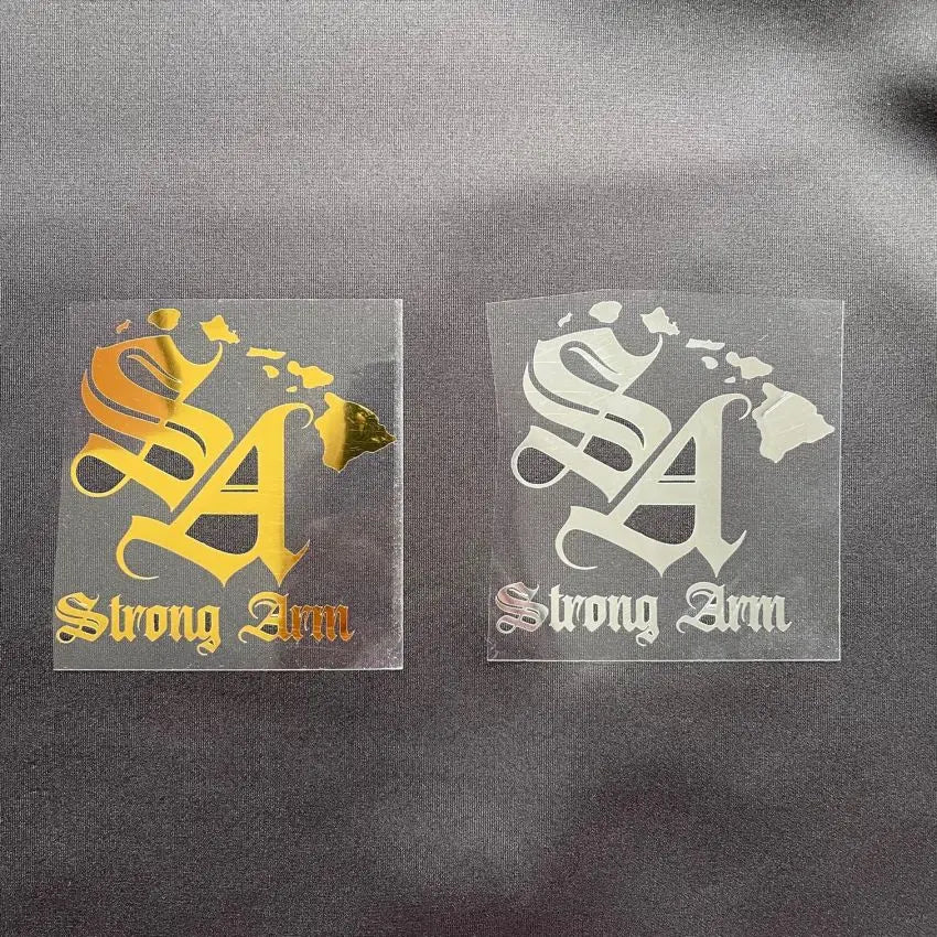 Custom Mirror Effect Heat Transfers Outdoor Waterproof oem Fanny Colorful Metallic Custom logo for clothing