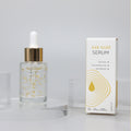 AiXin Private Label 24K Gold Serum 30ml with Hyaluronic Acid Vitamin E & Glycerin for Face-Anti-Aging Whitening & Firming