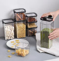 New Design Food Storage Box Kitchen Organizer Tea Cereal Can StorageJars