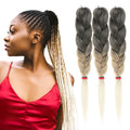 Free Sample Extensions Crochet for African Hair Expression Ombre Braids TZ Braid Pre Stretched Synthetic Braiding Hair
