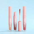 Glossy Matte Liquid Lipstick Customized Logo Vegan Lip Gloss Cosmetics Empty Lipgloss Containers