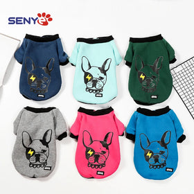 SENYE Custom Eco-Friendly Cotton+Polyester Dog Sweatshirt Modern Style S-XL-XXL Winter Solid Pattern 6 Colors Coats & Jackets