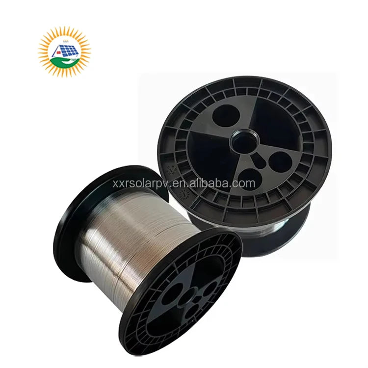 High Purity Oxygen Free Copper 0.2x1.6 mm Soldering Wire for Solar Cell Solar Panel Tabbing Wire Busbar Wire
