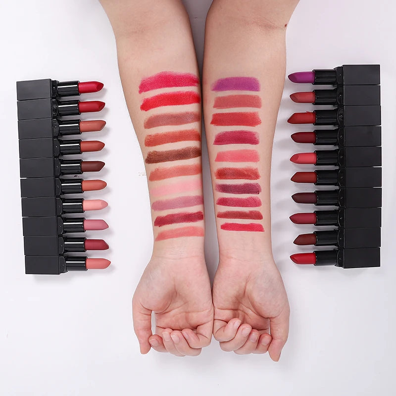 Make Your Own logo Solid Lipstick Customized Painless Lipstick Moisturising Lipstick