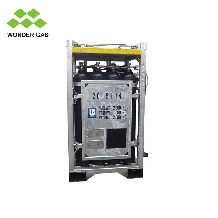 SEFIC Offshore Platform Industrial Gas Cylinder Rack DNV Cylinder Rack 4*4 Type16bottles Bundle Cluseter