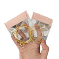 A1 Jewelry Bag Custom Logo Plastic Small Frosted Jewelry Pouch Zipper Tpu Eva Pvc Packaging Bags for Jewelry Storage Bag