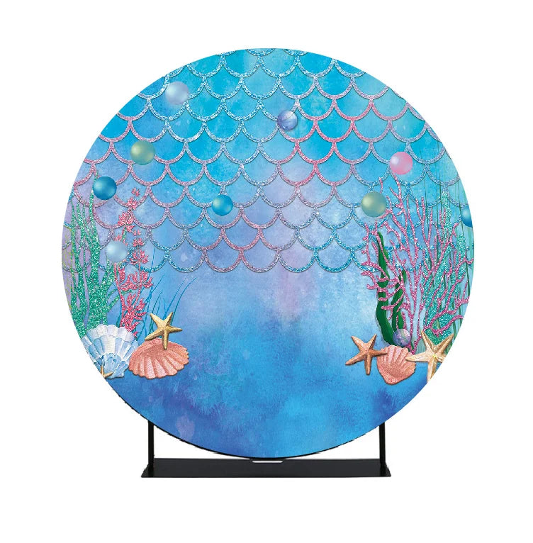 Under the Sea Birthday Backdrop Birthday Party Decorations Backdrop Cover/Photography Background