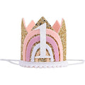 Hand-made Non Woven Fabric Baby First Birthday Party  Hat Princess Crown