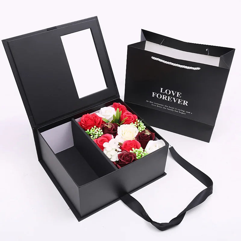 Hot Sale Soap Rose for Mother'S Day Flower Gift Box Artificial Decoration Flower for Valentine'S Day