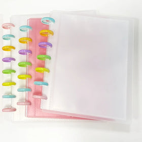 RINGNOTE PP Folder Clip File Binder with Embossing & Thermal Transfer Printing for Kpop IdolCard Photo Storage Collect Album