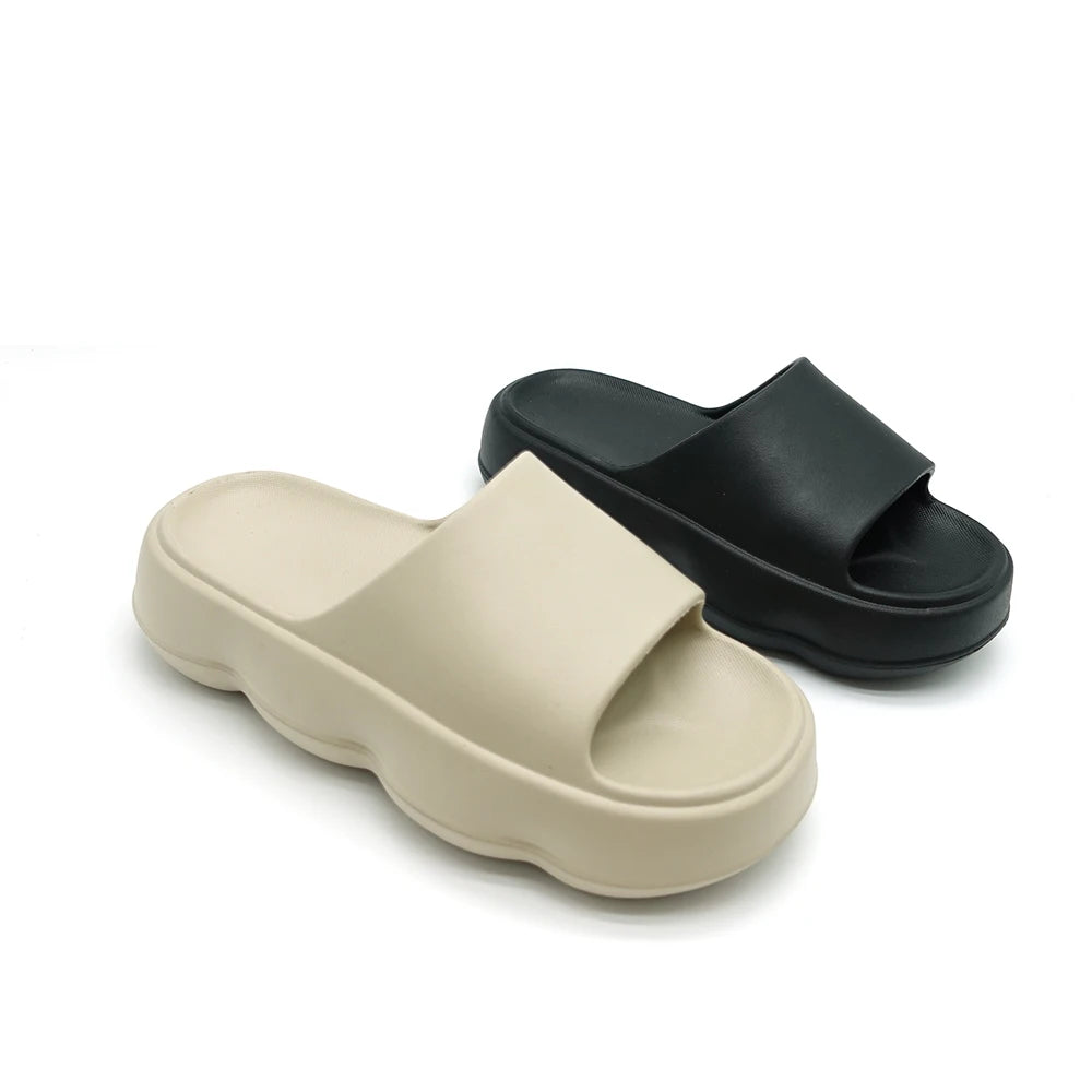 2024 Classical Open Toe Women's Sandals Fashionable Height Increasing Anti-Slip Waterproof Outdoor Summer Spring