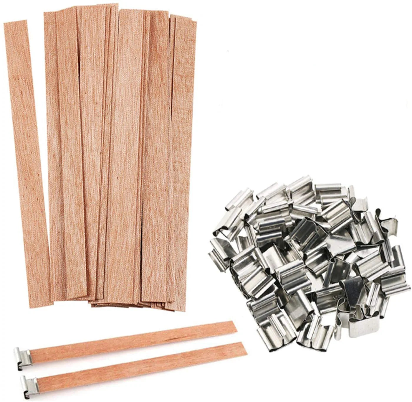 Custom Natural Eco-friendly Wood Wick DIY Wooden Candle Wicks for Candle Making