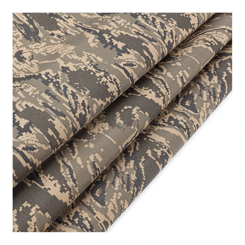 100%Nylon Popular Design Digital Tiger Stripe 1000D Camouflage Cordura Pu With Coated Woven Fabric