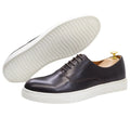 MoriliHigh End Fashion Casual Leather Shoes Thick Soled Small White Shoes Leather Business Casual Leather Shoes for Mens MSH06