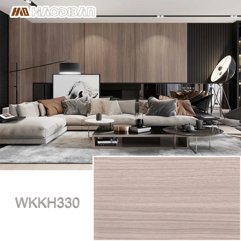 Low VOC Fireproof Modern Eco-friendly Interior 5mm 8mm Bamboo Charcoal Carbon Crystal Wall Board Wood Veneer Wall Panels