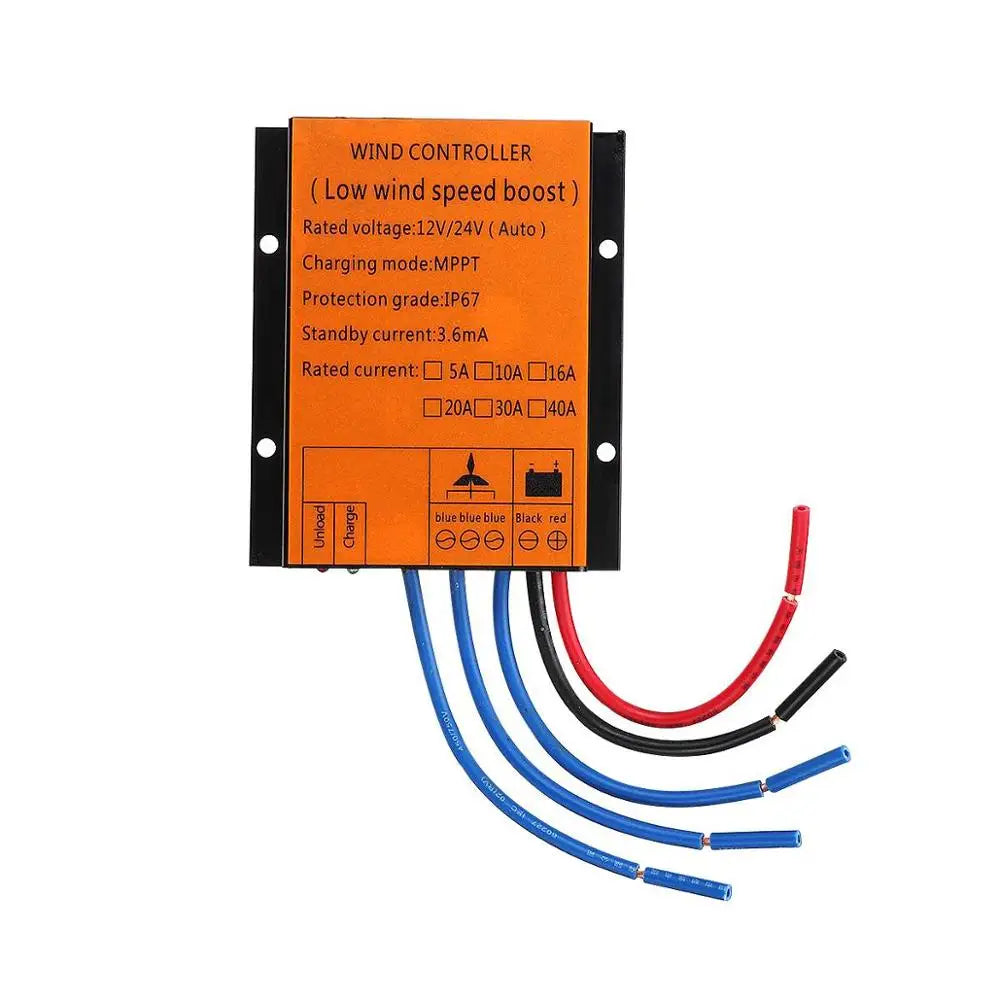 Streetlight Use MPPT Controller for 400w 600w 1000w 2000w Wind Turbine Generator to Charge Gel Battery or Lithium Battery