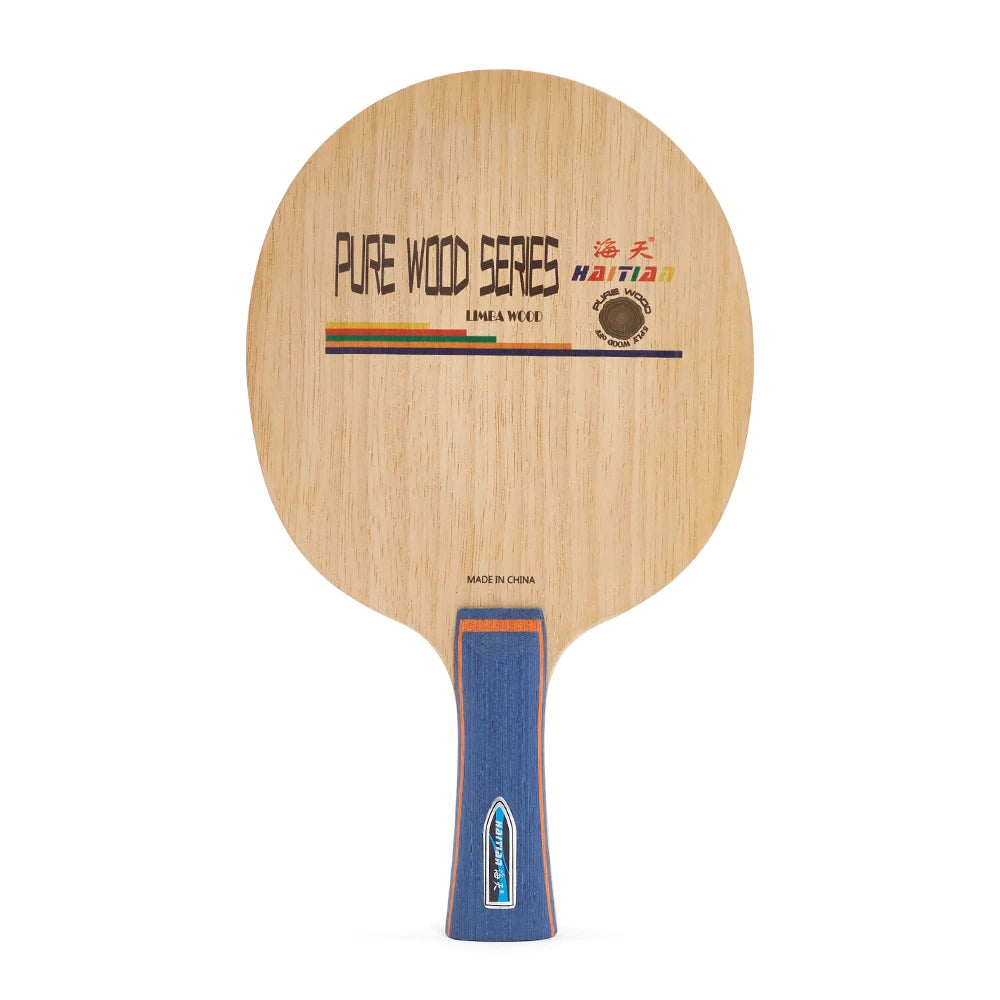 Long Handle Fast Dispatch Professional Adults Pure Wood Table Tennis Blade Ping Pong Paddle