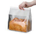 Packaging Storage Loaf Bakery Closure Toast Bag Custom Logo Window Recyclable Food Grade Kraft Paper Customized MHL Flexo