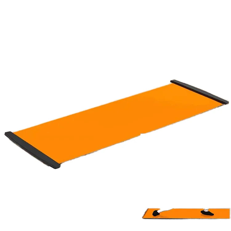 PVC Sliding Board Speed Skateboard Training Mat-Indoor Home Strength Training Floor Exercise Equipment Orange/Black Ruiyida