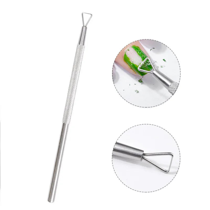 Remove Gel Nail Polish Tool Cuticle Pusher Nail Cleaner