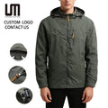 Custom Logo New Style Spring Autumn Men Clothes Windbreaker Outwear Hooded Coat Camping Jackets