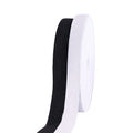 Factory Price Elastic Tape Custom 2.5cm White and Black Woven Elastic Tape Elastic Band Webbing