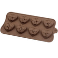 Hot Sale Saffron Diamond Hearts Silicone Baking Mold for Valentine's Gift Pastry Cake Candy Chocolate Molds