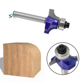 L-N273 1/4 Inch Round Over Edging Router Bit Set - 1/85/323/161/4 Radius Cleaning Corner Round Bits Industrial Grad